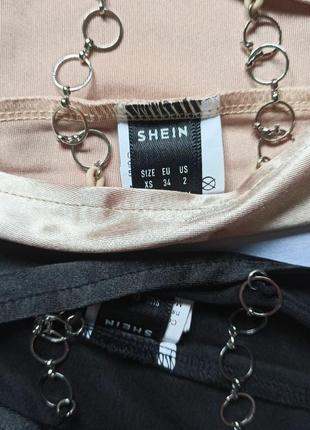 Черная и кремовая юбка shein6 фото
