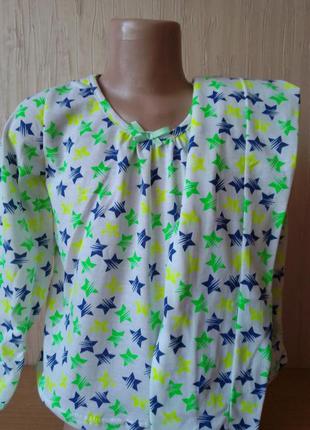 Пижама дитяча для дівчинки зірочки на 4-5 років1 фото