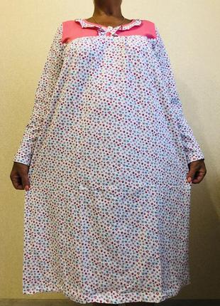 Сорочка ночная  женская байковая  48-50 размер2 фото