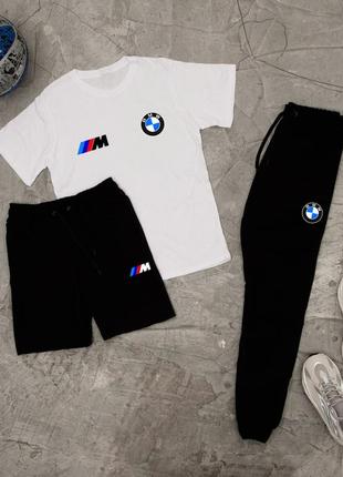 Шорты + футболка! базовый, спортивный костюм, летний комплект bmw motorsport1 фото