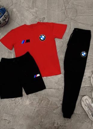 Шорты + футболка! базовый, спортивный костюм, летний комплект bmw motorsport