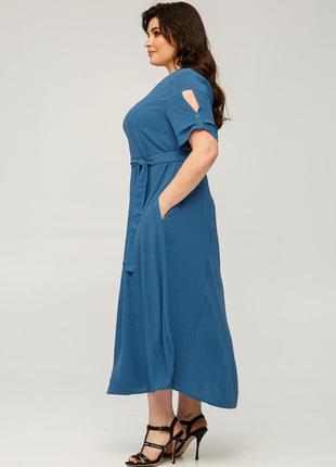Платье из американского крепа патриция3 фото