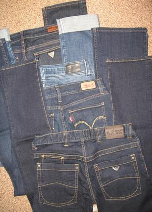 Брендовые джинсы armani, guess, hilfige,r g-star, levis 29 размер7 фото