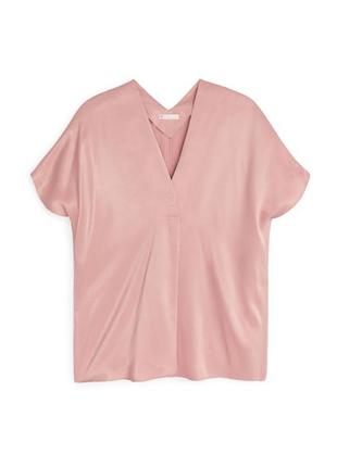 Топ arket satin v-neck top1 фото