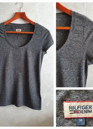 Женская  футболка  black tommy  hilfiger.