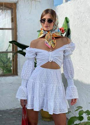 Сукня з прошви, підкладка батист модель: 324