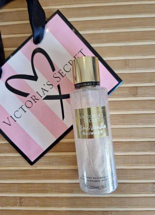 Bare vanilla shimmer парфюмированный спрей городов victorias secret оригинал