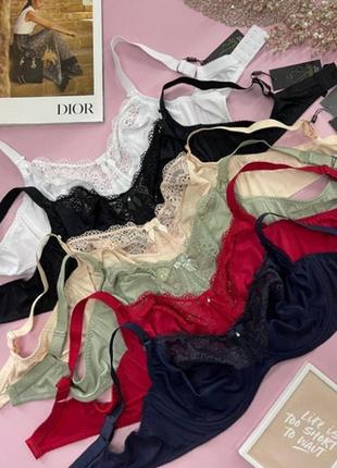 Белый бюстгальтер без поролона чашка е. код: б117