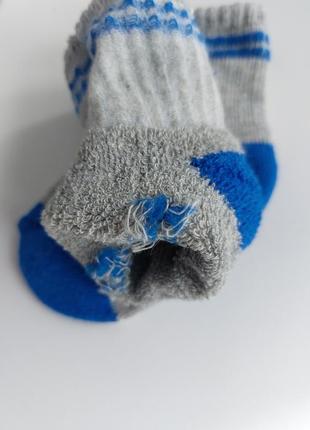 Брендовые теплые махровые носки со стоперами нижняя2 фото