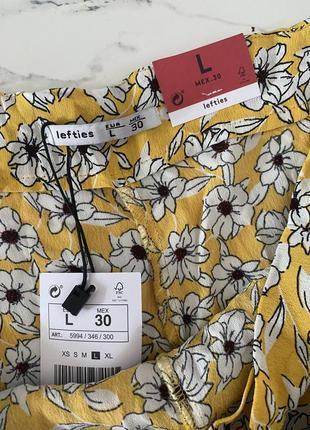 Новые! Легкие падающие шорты-юбка в цветочный принт2 фото