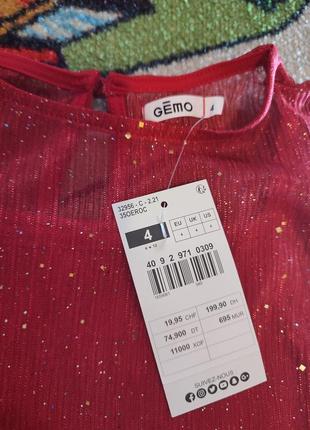 Нарядное платье с блестками gemo, 4 года 2