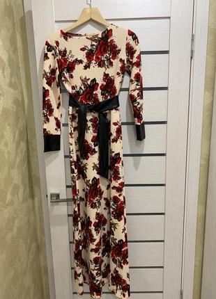 Платье длинное