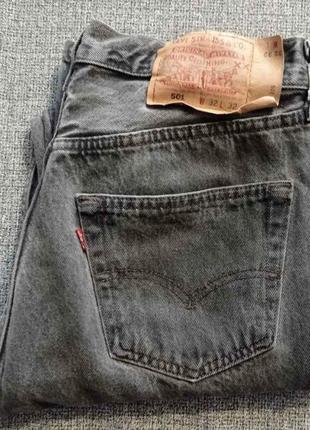 Джинсы levis 501 32/32 ( made in usa ) винтаж 1980 -90 х годов9 фото