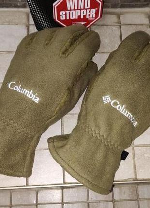 Перчатки мужские  зимние columbia windstopper с сенсорным пальцем3 фото