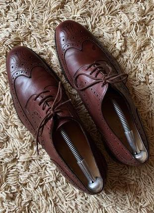 Туфли броги savile row company london кожаные, оригинал5 фото