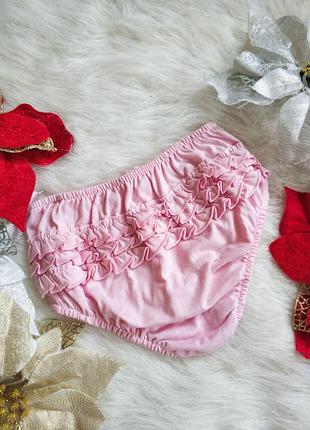 100% котонові трусики плавки для дівчинки 6-9 місяців nutmeg