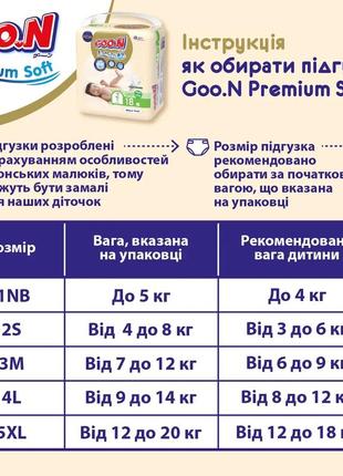 Підгузки premium soft для новонароджених до 5 кг goo.n, розмір 1(nb)10 фото