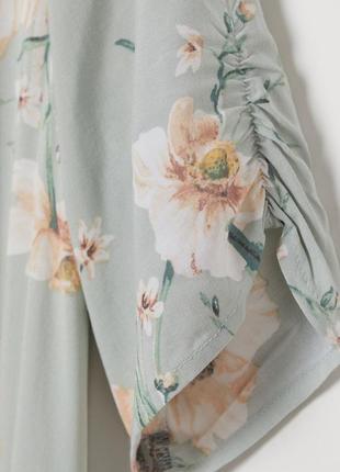 Миди платье с весенним цветочным принтом от h&m3 фото