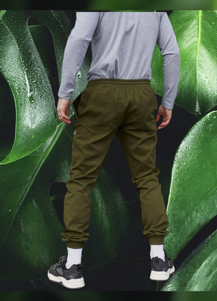 Мужские брюки карго хаки черные серые графит синие брюки карго тренд 2023 демисезонные на резинке резинке с манжетами5 фото