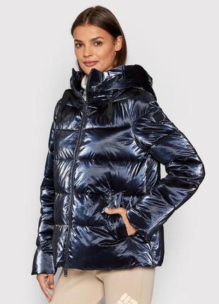 Женская пуховая куртка cmp woman jacket fix hood navy