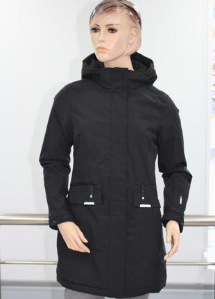 Подовжена жіноча куртка/ветровка high experience чорного кольору (розміри 4xl, 5xl, 6xl)2 фото