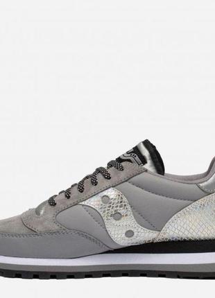 Кроссовки женские saucony jazz triple grey/snake gris2 фото