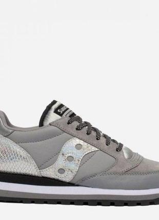 Кроссовки женские saucony jazz triple grey/snake gris