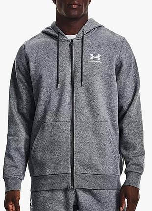 Толстовка мужская under armour  essential fleece grey 1373881-012