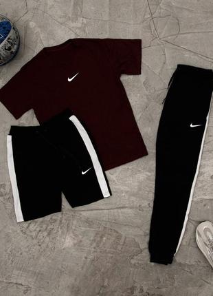 Шорти + футболка! базовий, спортивний костюм, літній комплект nike