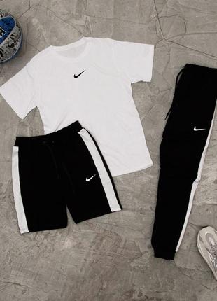 Шорты + футболка! базовый, спортивный костюм, летний комплект nike