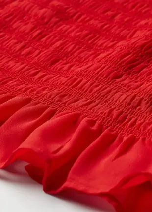 Червона коктейльна сукня однотонна2 фото