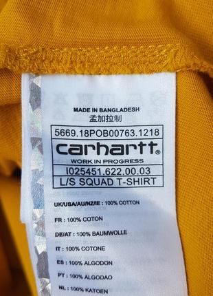 Лонгслив carhartt оригинал7 фото