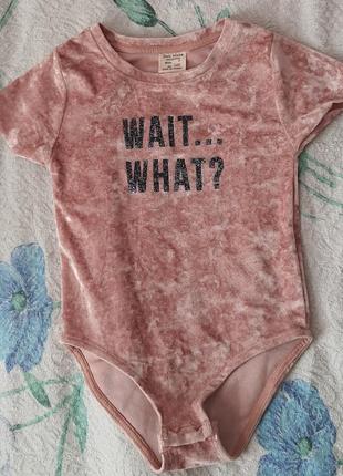 Боді велюр zara
