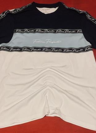 Стильна ошатна бавовняна футболка primark/англія/2xl як нова