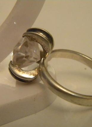 Кольцо серебро 925 проба тризуб хфи №5894 фото