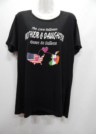 Футболка  жіноча трикотажна cotton ukr 52-54 р. 028фн (только в указанном размере, только 1 шт)