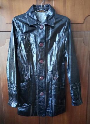 Куртка женская, кожаная, р.44,б/в