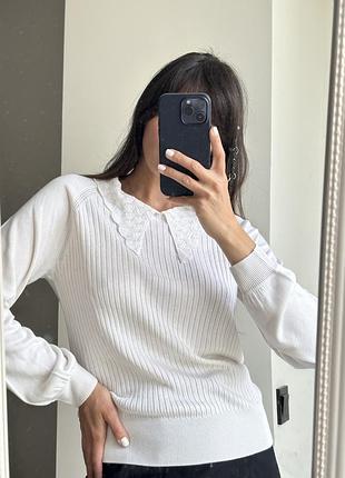 Светр з додаванням шерсті з мережевним комірцем next