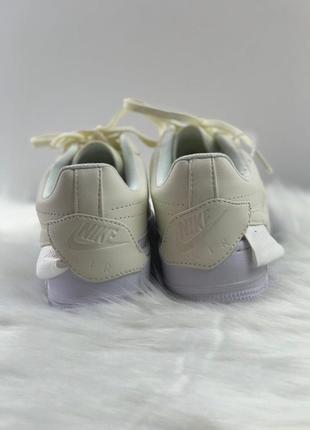 Кожаные женские кроссовки nike air force 1 jester white.3 фото