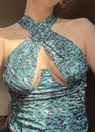 Топ з корсетом на змійці