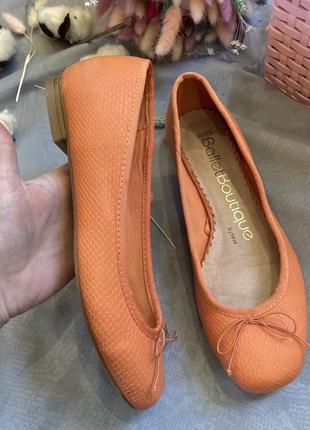 Шеіряні балетки туфлі в стилі zara clarks ecco4 фото