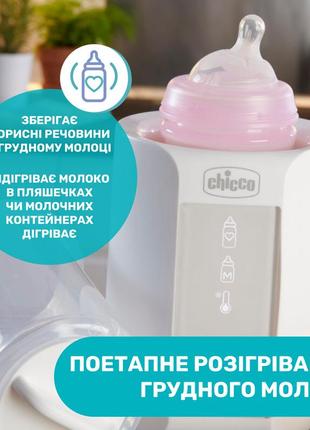 Нагрівач-стерилізатор пляшечок для дитячого харчування chicco5 фото