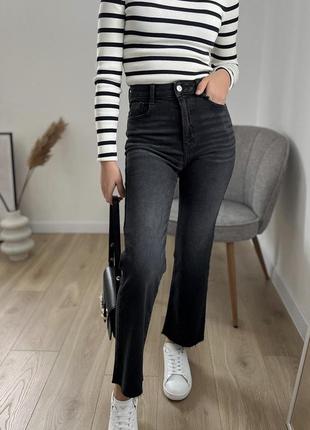 Графитовые джинсы zara new collection