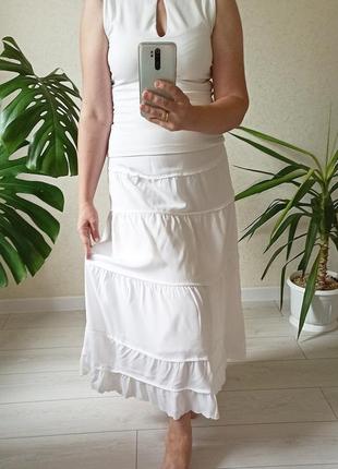 Летняя длинная юбка юбка1 фото