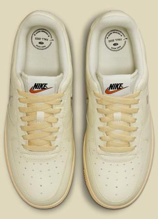 Кроссовки мужские оригинальные nike air force 1 low '07 lx women's coconut milk lemon wash4 фото