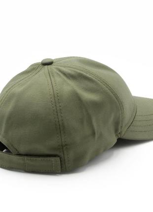 Бейсболка мужская/женская олива, качественная кепка на лето 60р., бейс с регулировкой размера хаки3 фото
