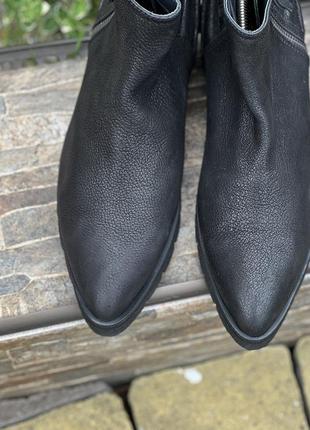 Pedro miralles испания дизайнерские кожаные ботинки ковбойки 39р.8 фото