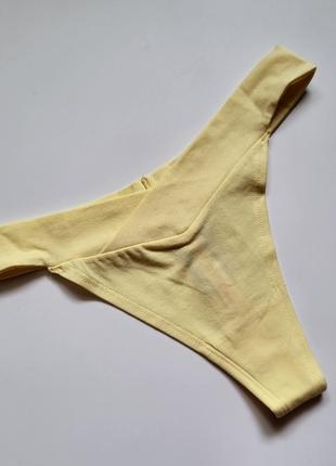 Бавовняні трусики стрінги victoria's secret 🔥акція! 🔥 даруємо знижку 15%