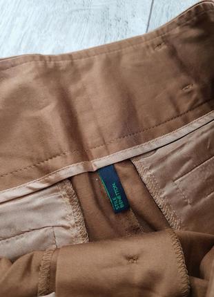 Коттоновая юбка на пуговицах с карманами benetton.7 фото