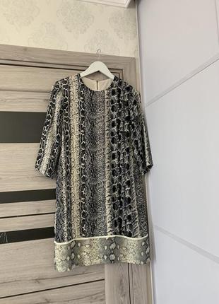 Стильна міні сукня в принт